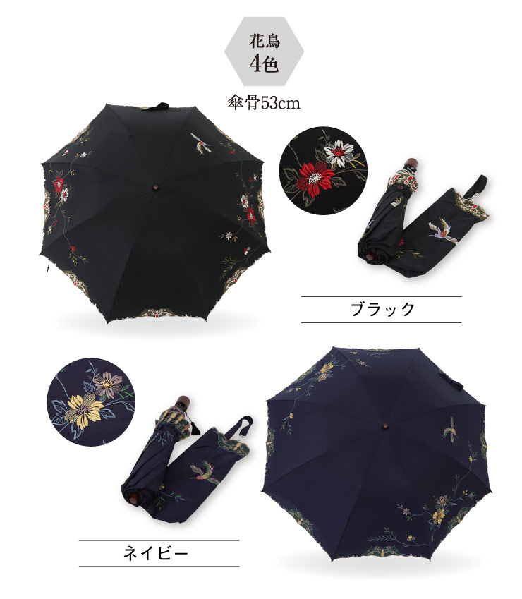 花鳥 ブラック ネイビー