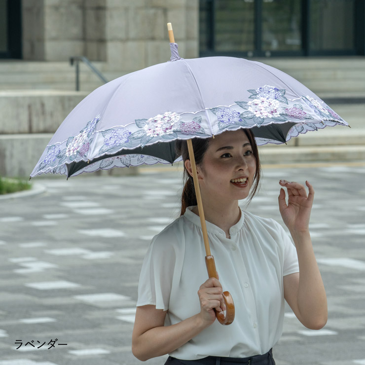 女優日傘プレミアムシリーズ｜完全遮光日傘 レディース 長日傘